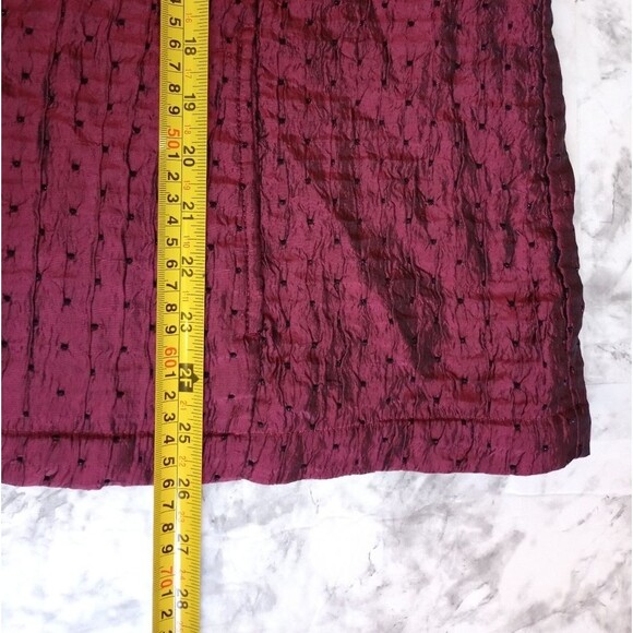 Erin by Erin London Burgundy Jacket Women's Size 1X - Picture 9 of 10